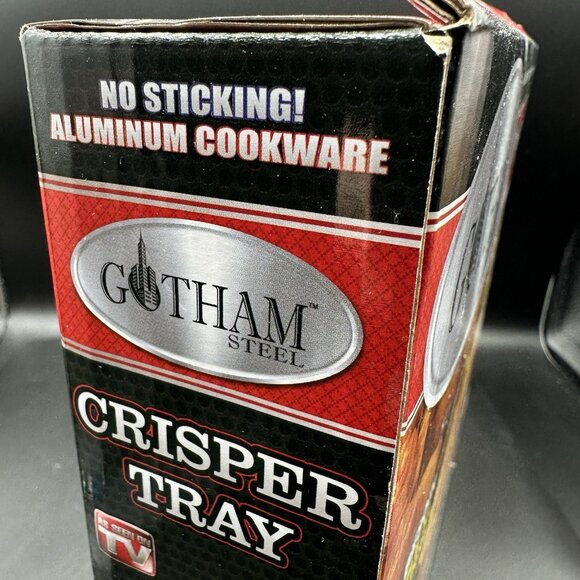 Gotham Steel Nonstick Crisper Tray Basket Oven Air-Fry Titanium Ceramic w Recipe - Picture 6 of 11